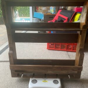 Rustic wine rack