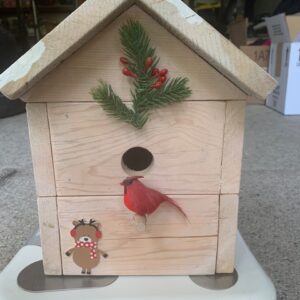 Christmas bird house