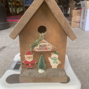 Christmas bird house