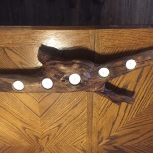 Tea light candle log
